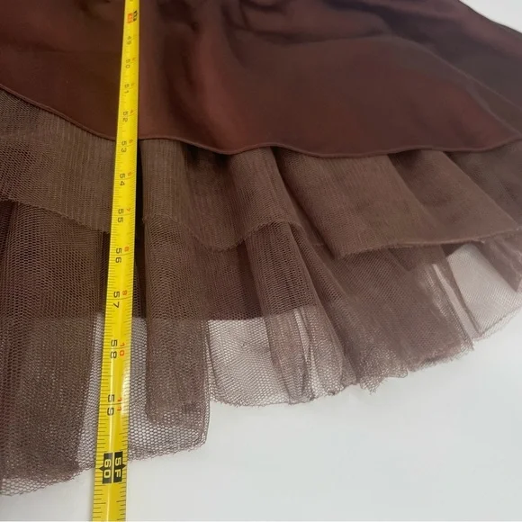 Ralph Lauren Collection Vintage Silk Gown Dress Embroidered Maxi 90s Slip Formal - Picture 4 of 15